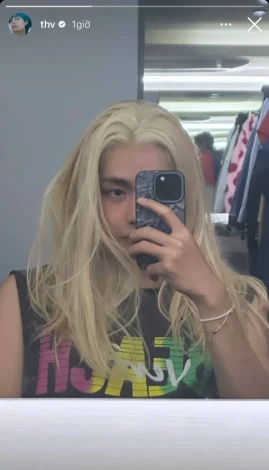BTS V mostró una foto con una peluca rubia, pero los internautas inmediatamente piensan en Jennie