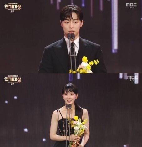 Bae In-hyuk y Park Gyu-young ganaron el premio a la excelencia