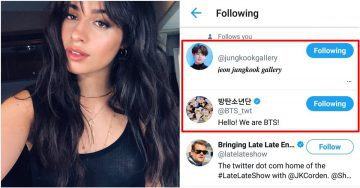 Camila Cabello muestra su amor por BTS no solo siguiendo su cuenta sino también esto